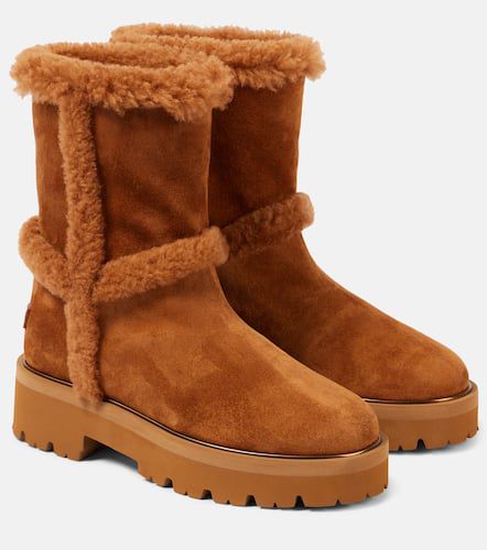 Botas Teddi 20 de ante con borrego - Aquazzura - Modalova