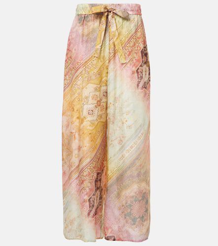 Tallow printed silk palazzo pants - Zimmermann - Modalova