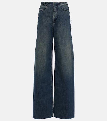 Jeans anchos de tiro alto - MM6 Maison Margiela - Modalova