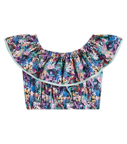 Crop top de algodón floral con volantes - Paade Mode - Modalova