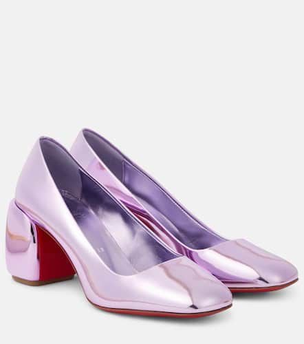 Minny 70 metallic leather pumps - Christian Louboutin - Modalova