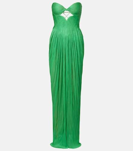 Stephanie cutout silk tulle corset gown - Maria Lucia Hohan - Modalova