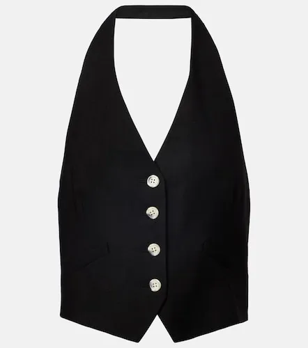 Arabella linen-blend vest - Veronica Beard - Modalova