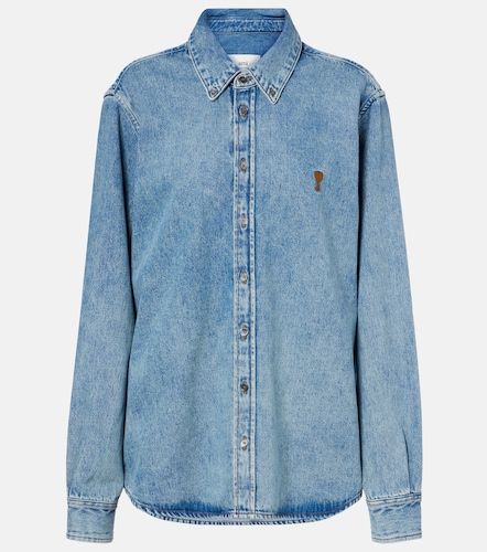 Ami Paris Besticktes Jeanshemd - Ami Paris - Modalova