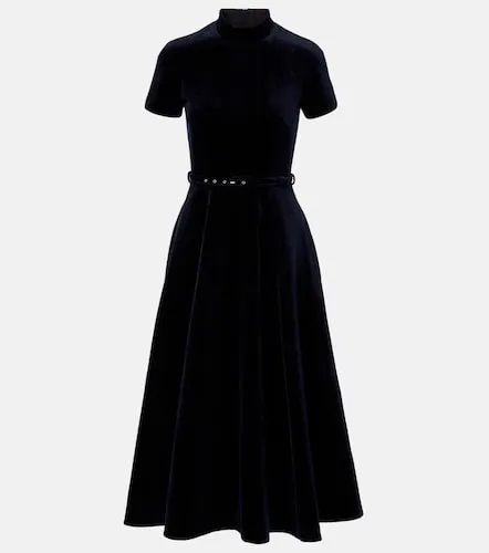 Vestido midi Camilla de terciopelo - Emilia Wickstead - Modalova