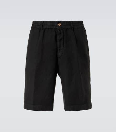Linen Bermuda shorts - Brunello Cucinelli - Modalova