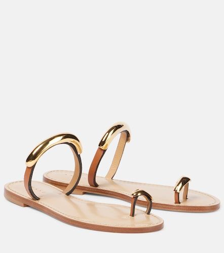 Samburu embellished leather sandals - Amanu - Modalova