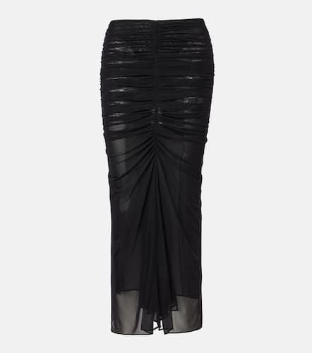 Mugler Ruched maxi skirt - Mugler - Modalova