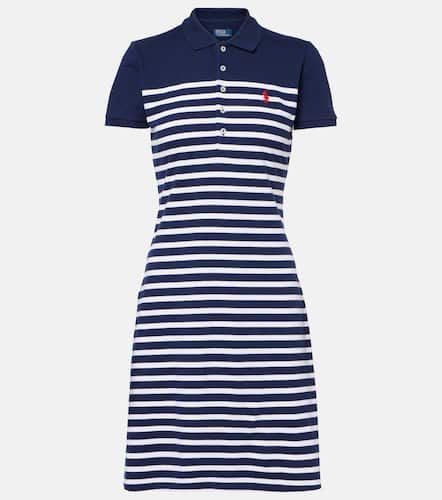 Striped cotton-blend polo dress - Polo Ralph Lauren - Modalova