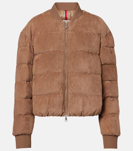 Moncler Bomber Pollet in pelle - Moncler - Modalova