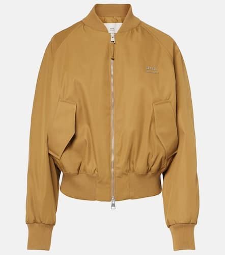 Technical twill bomber jacket - Ami Paris - Modalova