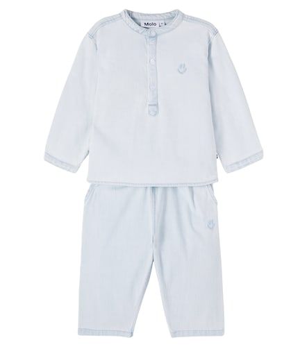 Bebé - set de top y jeans Enoz y Sois de denim - Molo - Modalova
