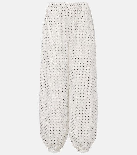 Pantaloni a gamba larga Evie a pois - Posse - Modalova