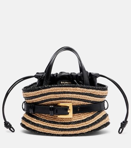 Balmain Borsa a mano a righe - Balmain - Modalova