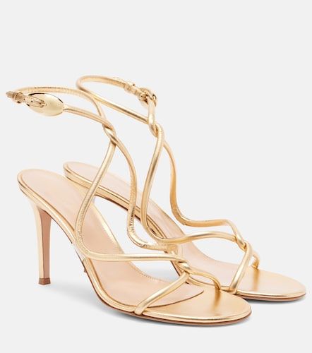 Jungle Mamba metallic leather sandals - Gianvito Rossi - Modalova