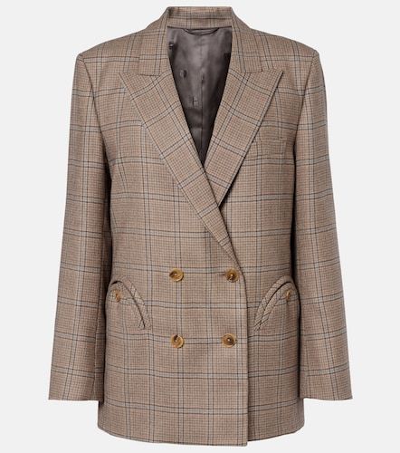 Everynight checked double-breasted wool blazer - Blaze Milano - Modalova