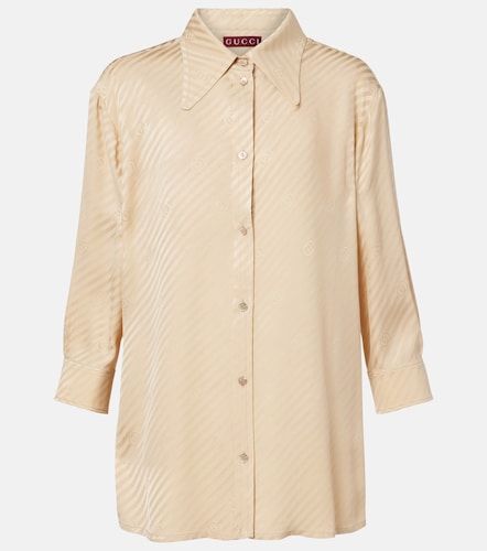Gucci Hemd Interlocking G aus Seide - Gucci - Modalova