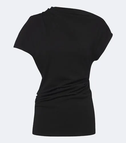 Beckly draped cotton jersey top - Agolde - Modalova