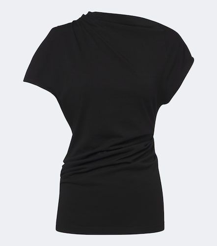 Top Beckly de jersey de algodón drapeado - Agolde - Modalova