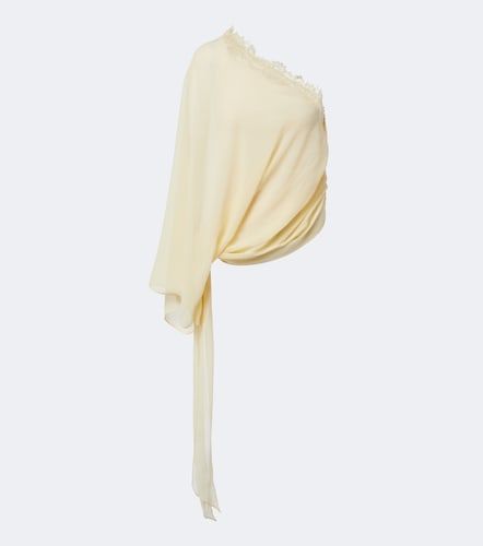 Elia one-shoulder georgette top - De La Vali - Modalova
