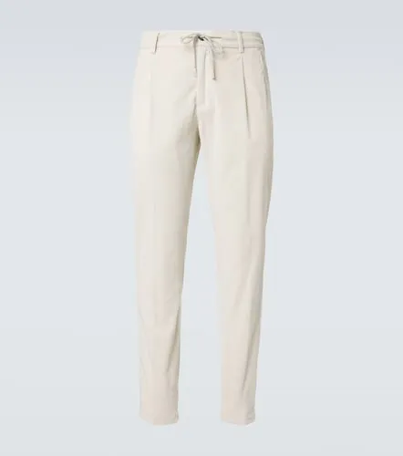 Cotton-blend corduroy tapered pants - Eleventy - Modalova