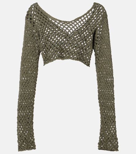 Crop top Magen de croché en mezcla de algodón - Bananhot - Modalova