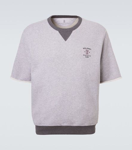 Felpa in jersey di cotone - Brunello Cucinelli - Modalova