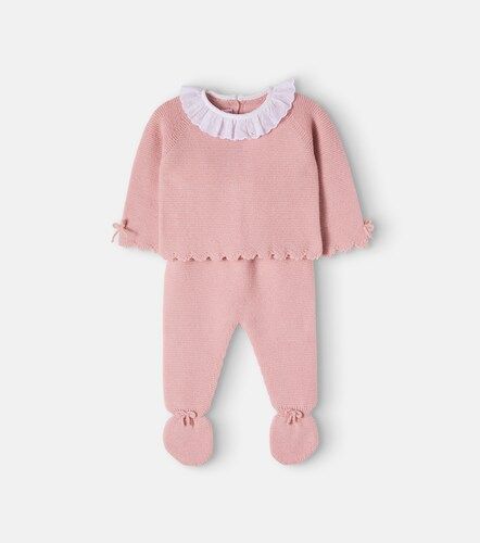 Bebé - Set de jersey y pantalones Leonor de lana - La Coqueta - Modalova