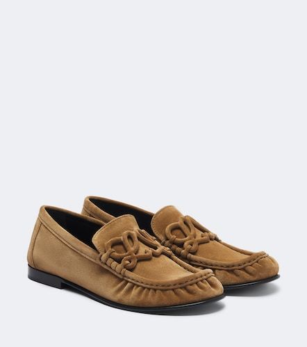 Loewe Double L suede loafers - Loewe - Modalova