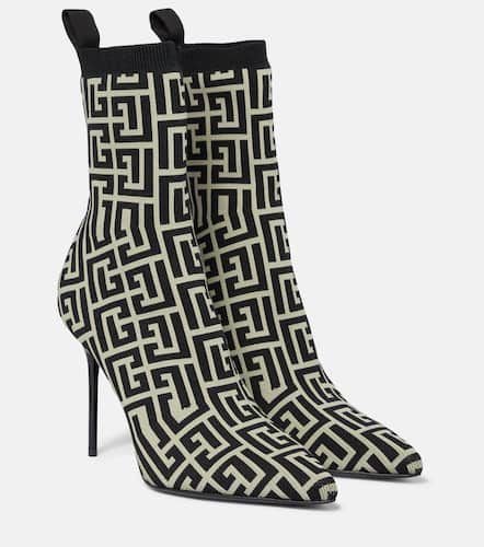 Balmain Skye printed sock boots - Balmain - Modalova