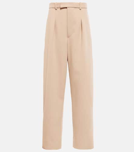 High-rise straight wool pants - Wardrobe.NYC - Modalova