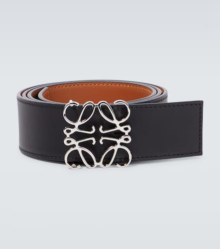 Anagram reversible leather belt - Loewe - Modalova