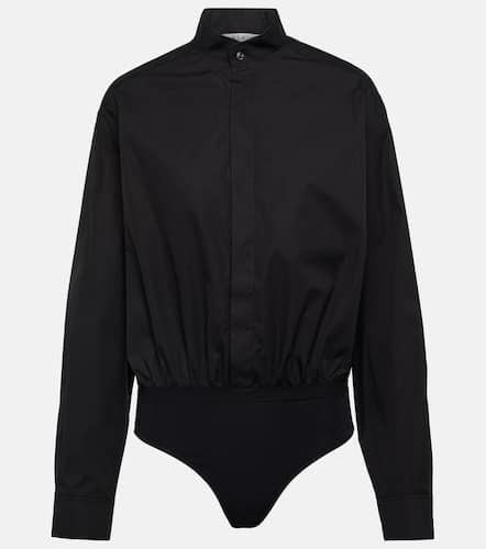 AlaÃ¯a Cotton poplin bodysuit - Alaia - Modalova