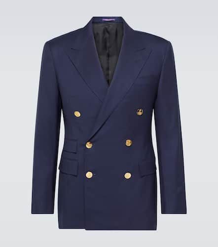 Gregory double-breasted wool blazer - Ralph Lauren Purple Label - Modalova