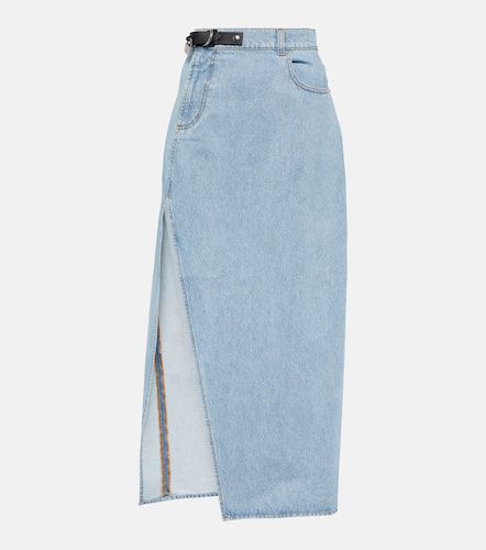 Asymmetric denim maxi skirt - JW Anderson - Modalova