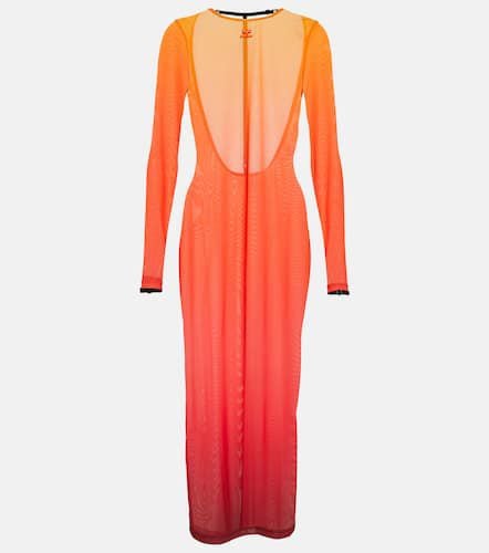 Courrèges Gradient semi-sheer midi dress - Courreges - Modalova