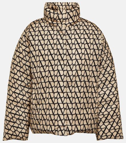 Toile Iconographe down jacket - Valentino Garavani - Modalova