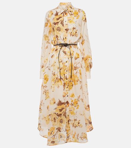 Ottie floral ramie shirt dress - Zimmermann - Modalova