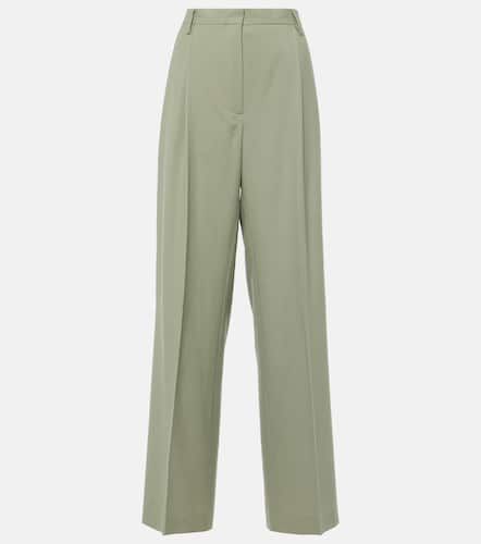 Mid-rise wool straight pants - Dries Van Noten - Modalova