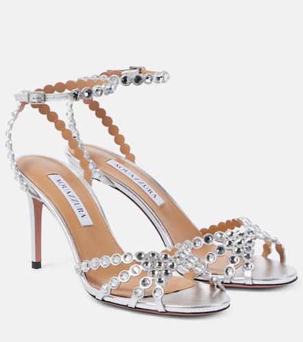 Sandalias Tequila 85 de piel adornada - Aquazzura - Modalova