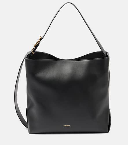 Folded Medium leather tote bag - Jil Sander - Modalova