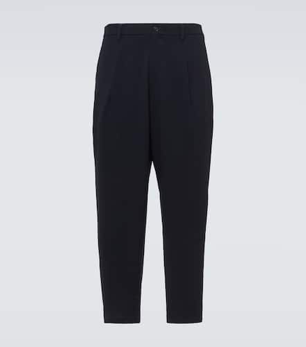 Virgin wool straight pants - Giorgio Armani - Modalova