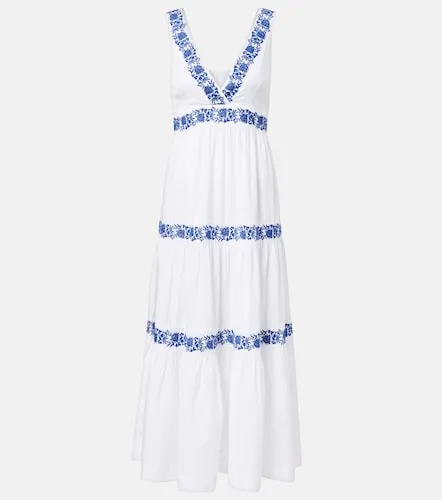 Cannes embroidered cotton maxi dress - Heidi Klein - Modalova