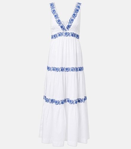 Vestido largo Cannes de algodón bordado - Heidi Klein - Modalova