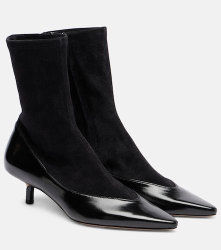 Tourni leather and suede ankle boots - Jacquemus - Modalova