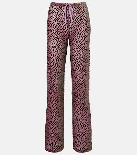 Pantaloni regular a pois - Dries Van Noten - Modalova