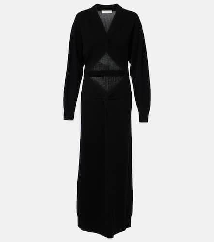 Gathered cutout wool and cashmere maxi dress - Christopher Esber - Modalova