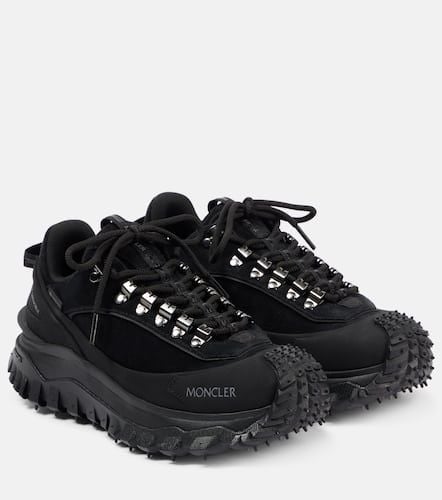 Trailgrip Apex leather and suede sneakers - Moncler - Modalova