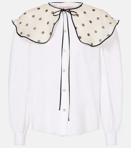 Camisa de popelín de algodón - Valentino Garavani - Modalova