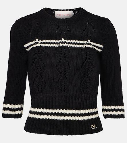 Valentino Striped wool sweater - Valentino - Modalova